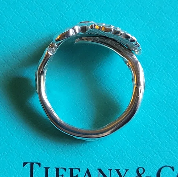 1885 Tiffany & Company Clover Spoon Ring 59 - Picture 5 of 16